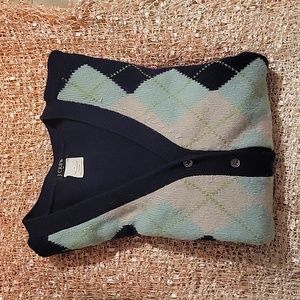 J. Crew Cardigan, S, and navy blue